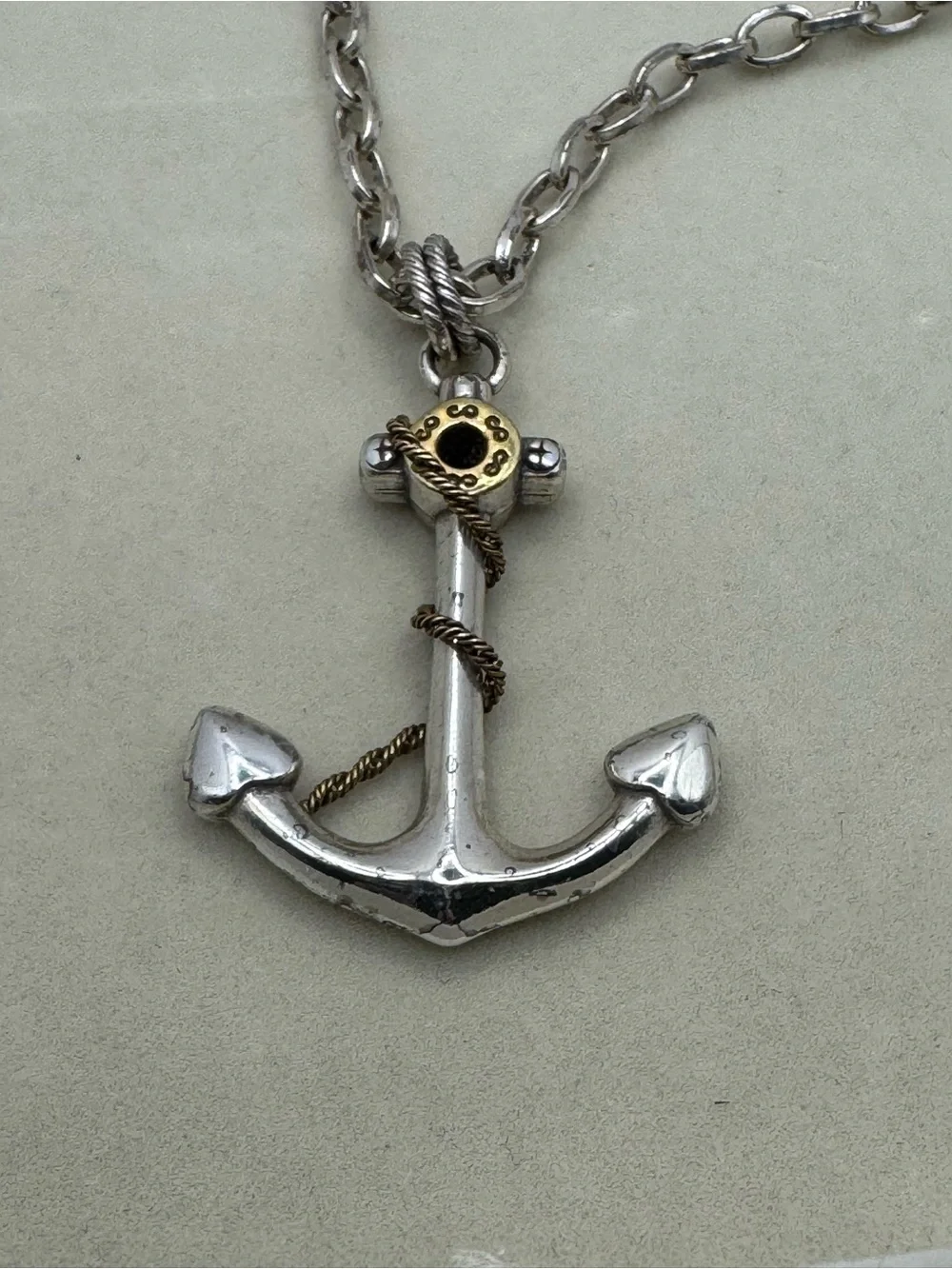 Brighton Two Tone Anchor Necklace